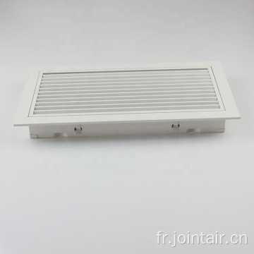 Grille de barre linéaire en aluminium amovible HVAC